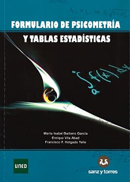 Formulario de psicometría y tablas estadísticas
